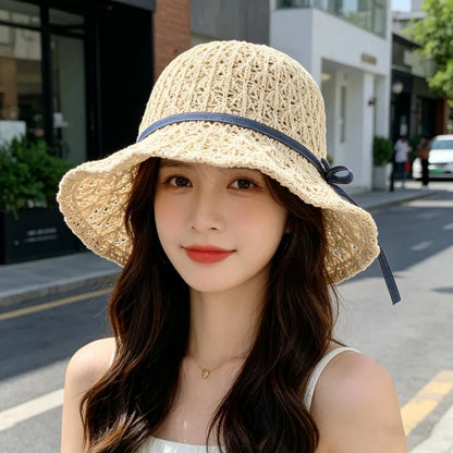 Capri Denim Ribbon Hat