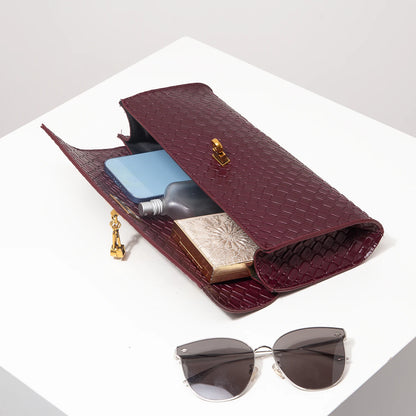 Valentina Woven Clutch