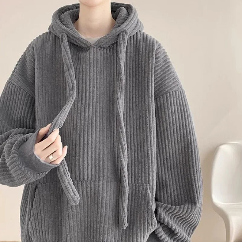 Elijah Plush Corduroy Hoodie