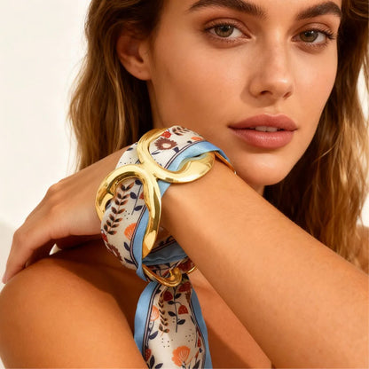 Solenne Silk Cuff
