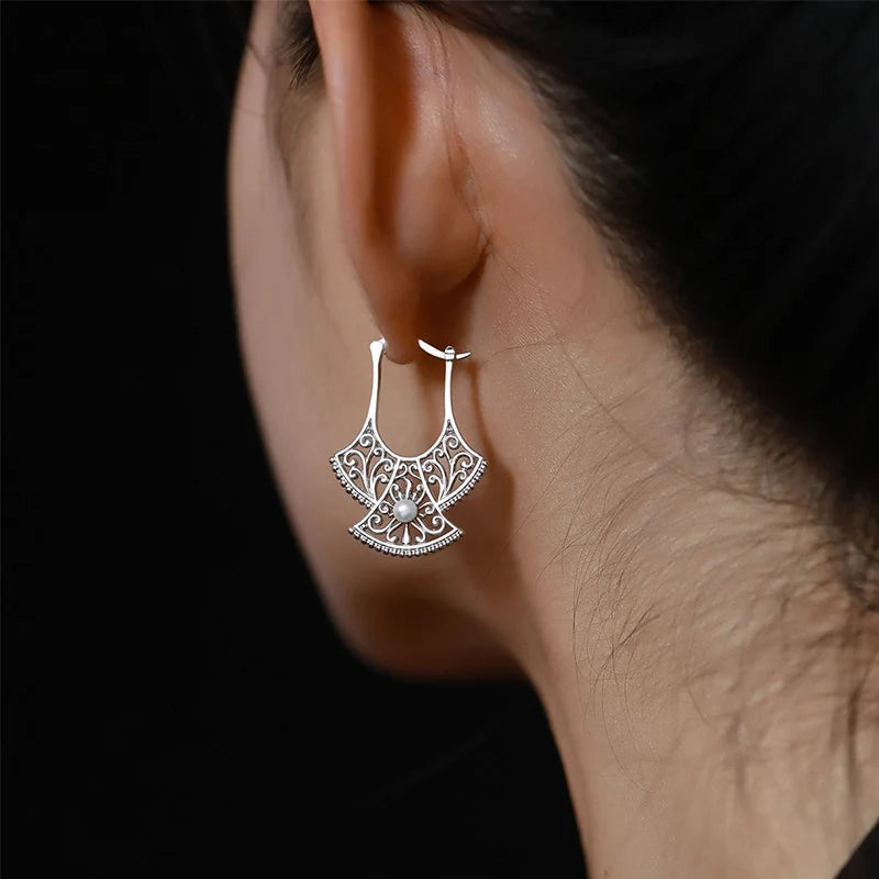 Nilay Antique Pearl Earrings