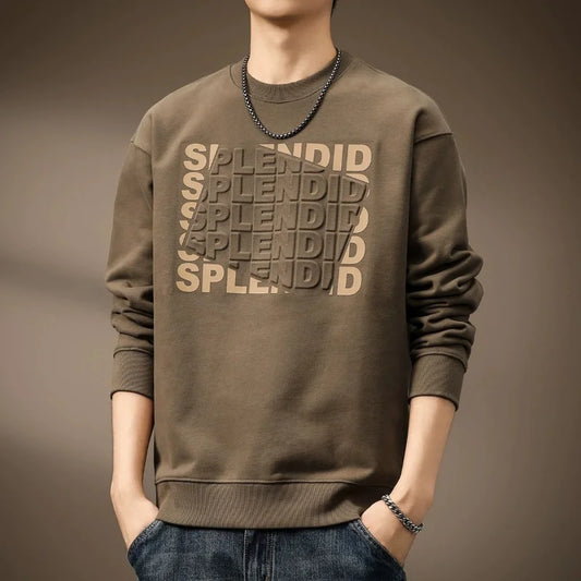 Echo Print Pullover