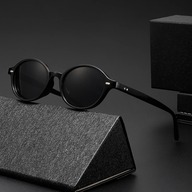 Eden Vintage Oval Sunglasses