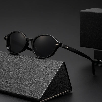Eden Vintage Oval Sunglasses
