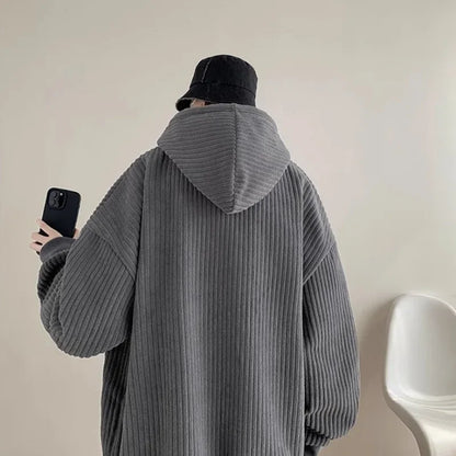 Elijah Plush Corduroy Hoodie