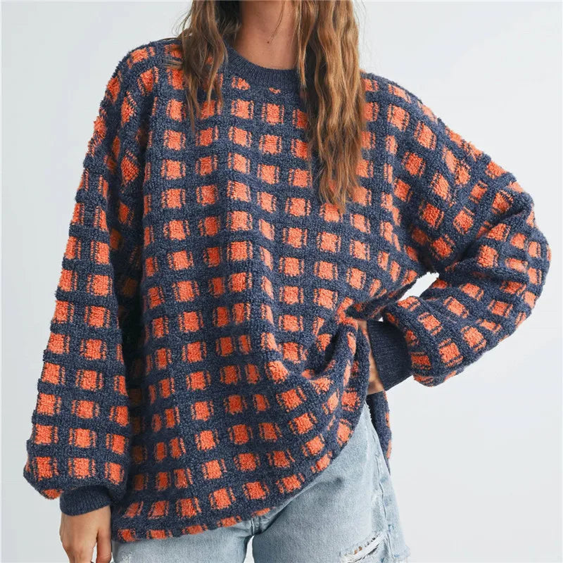 Hazel Plaid Sweater