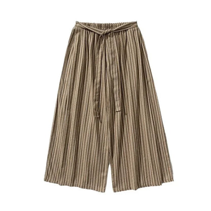 Cipher Stripe Wide-Leg