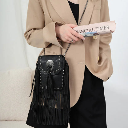 Rebel Tassel Shoulder Bag