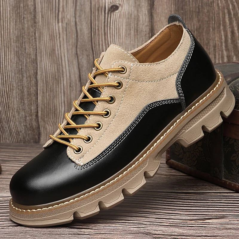 Creston Leather Lace-Up