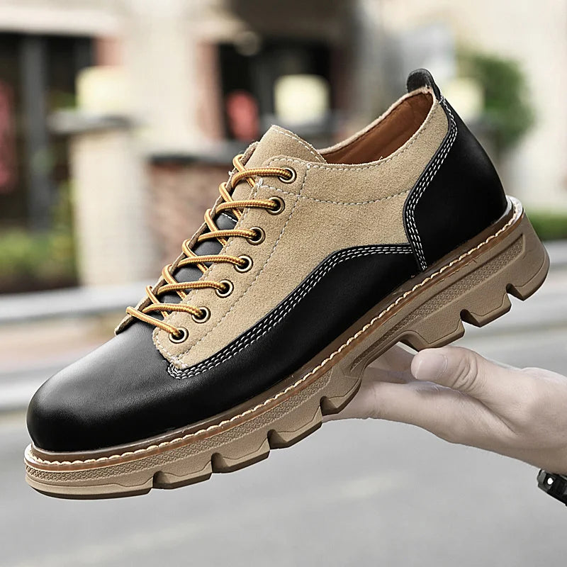 Creston Leather Lace-Up