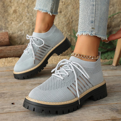 Lena Knit Platform Sneakers