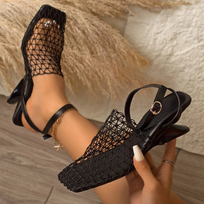 Valentina Mesh Heels