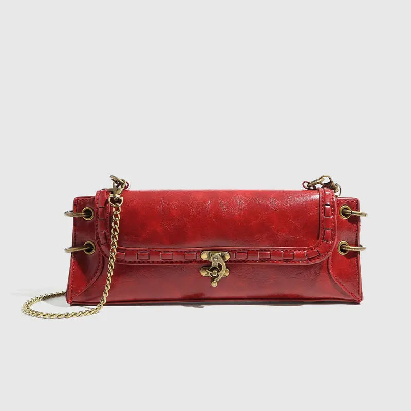 Margot Vintage Leather Clutch