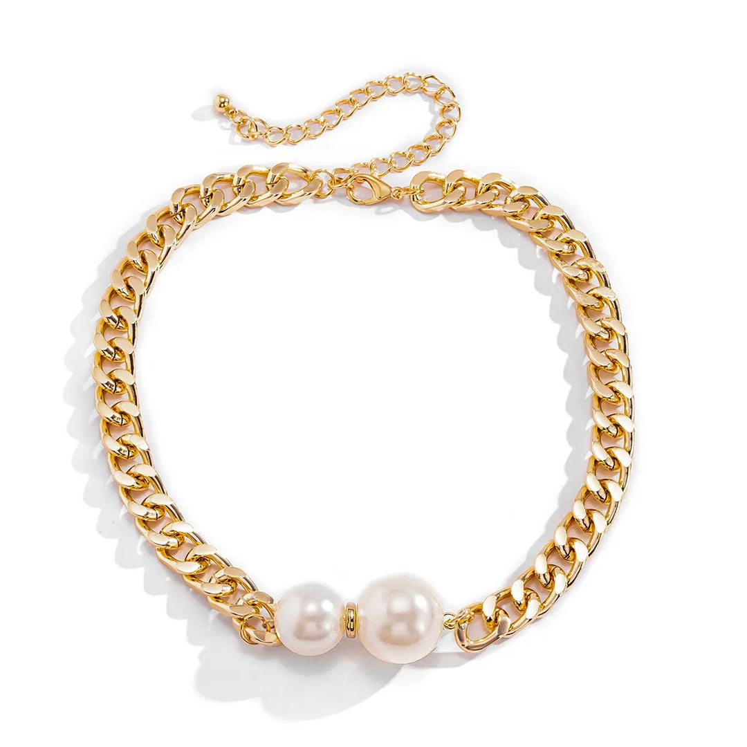 Margaux Pearl Chain Necklace
