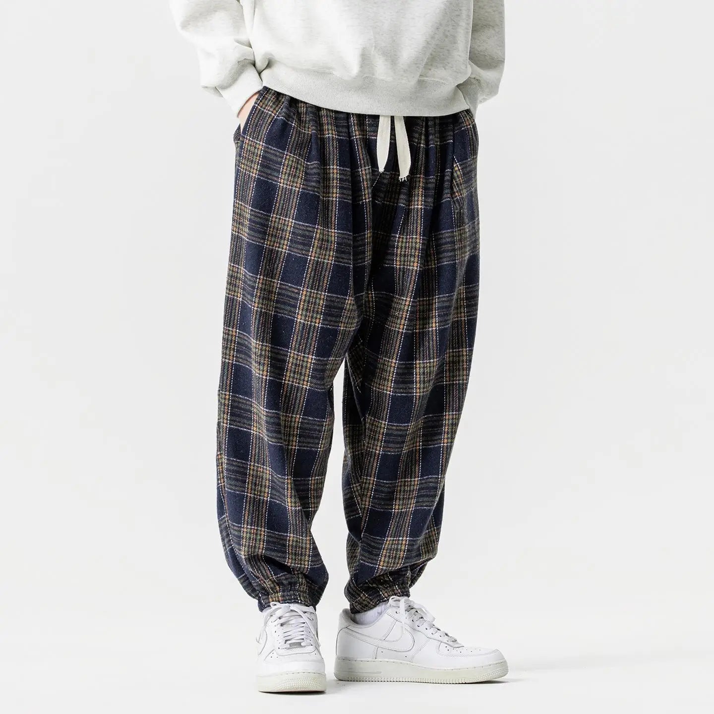 Hudson Plaid Joggers