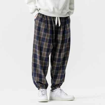 Hudson Plaid Joggers