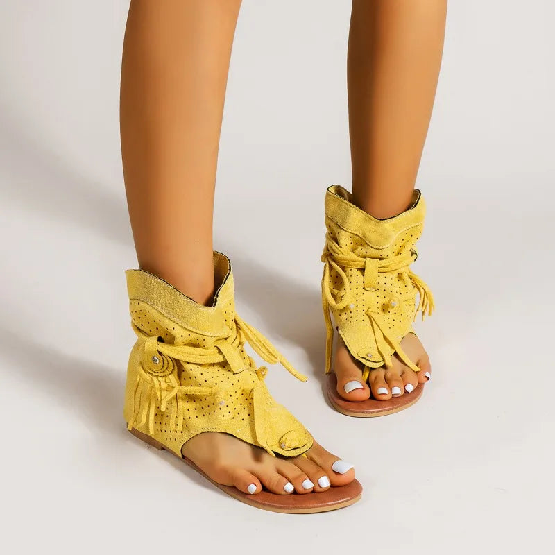 Sahara Fringe Sandals