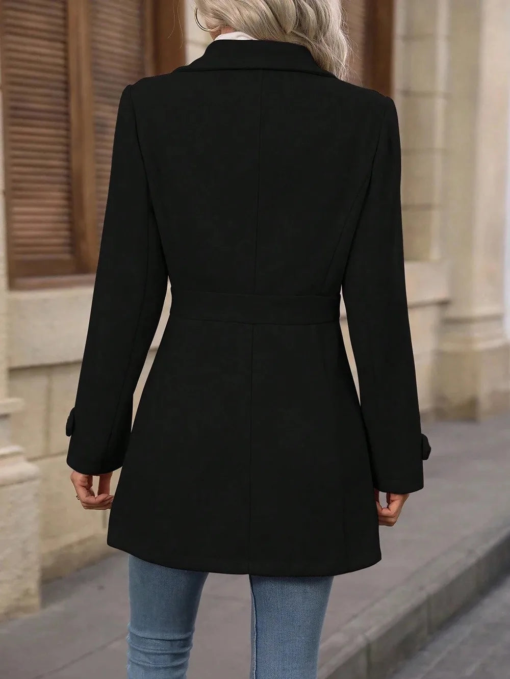 Charlotte Buttoned Trench Coat