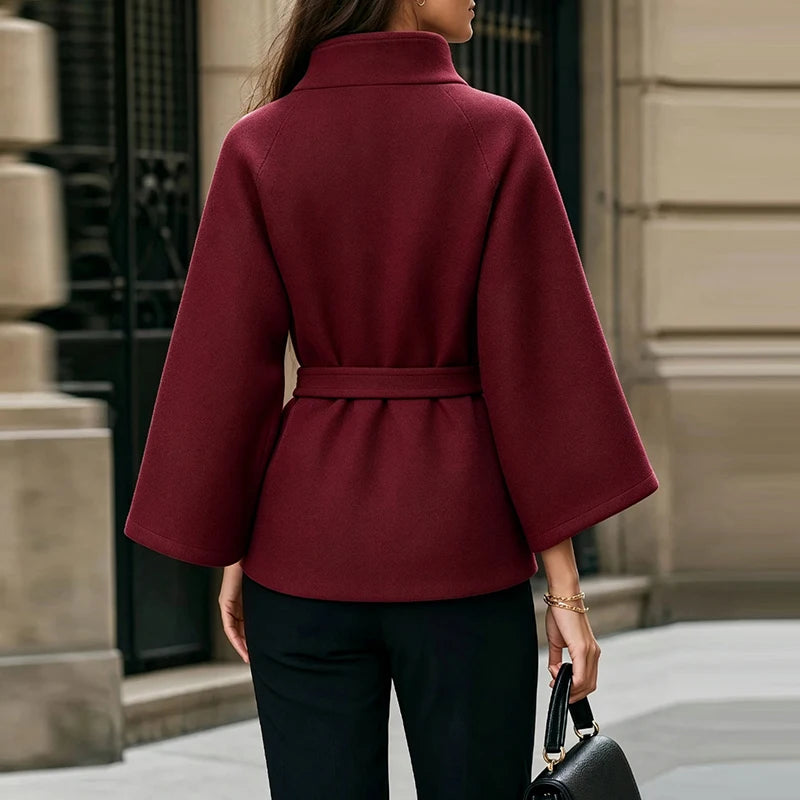Margot Cropped Belted Coat