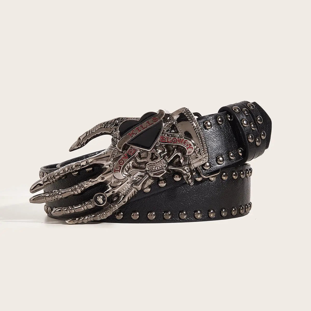 Love Kills Studded Belt