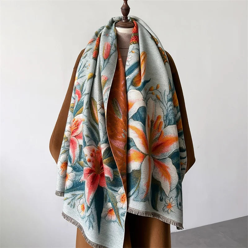 Roselle Garden Scarf