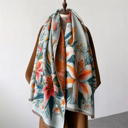 Roselle Garden Scarf