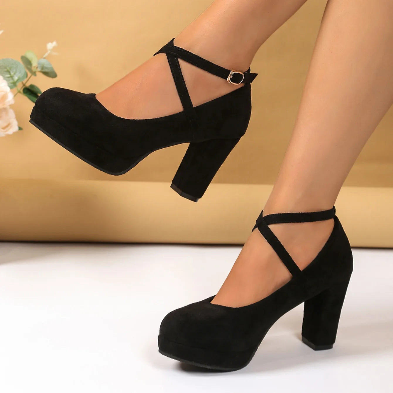 Celine Suede Pumps