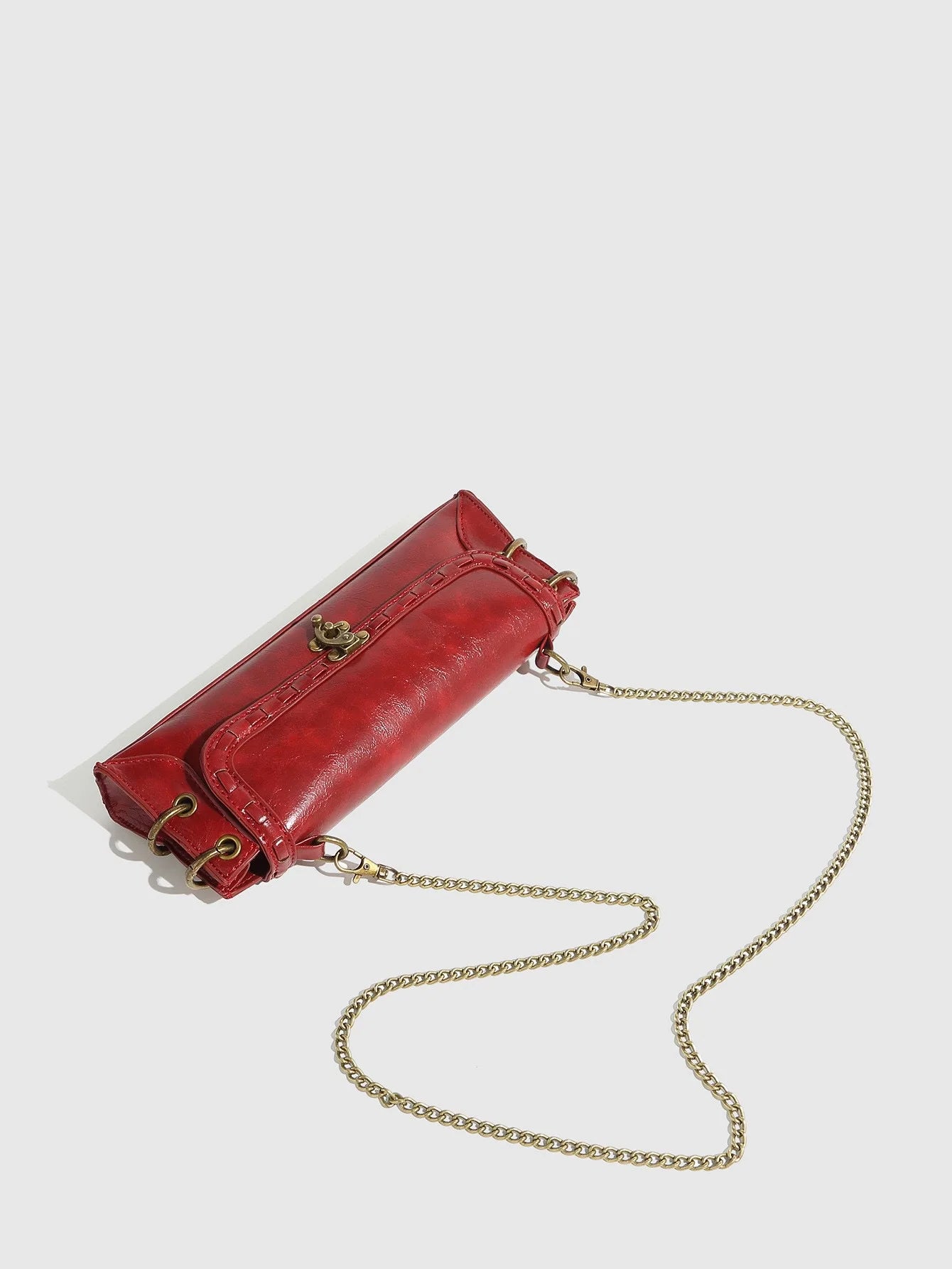 Margot Vintage Leather Clutch