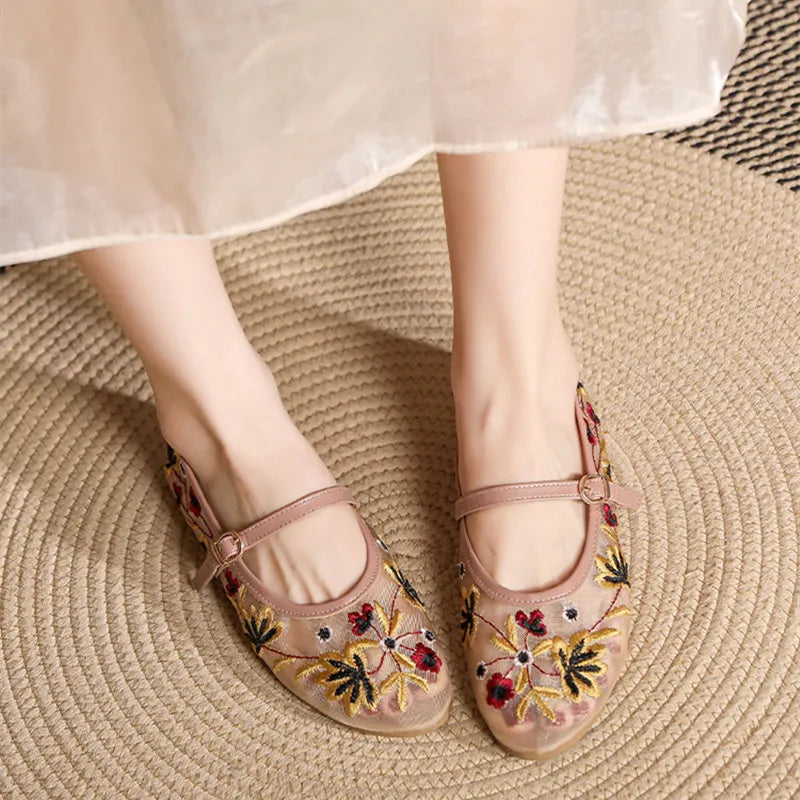 Amara Bloom Ballet Flats