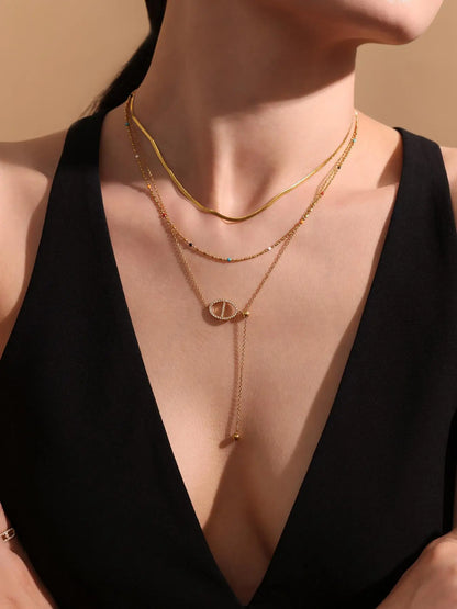 Nadia Drop Pendant Necklace