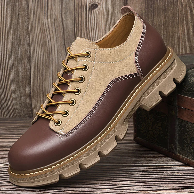 Creston Leather Lace-Up