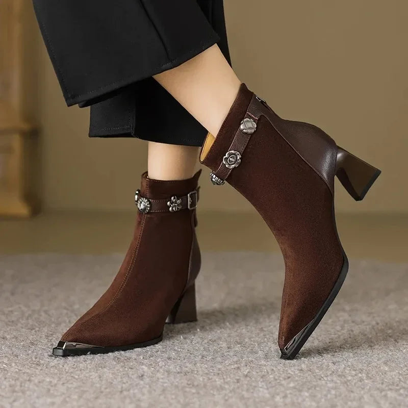 Chérie Buckle Boots