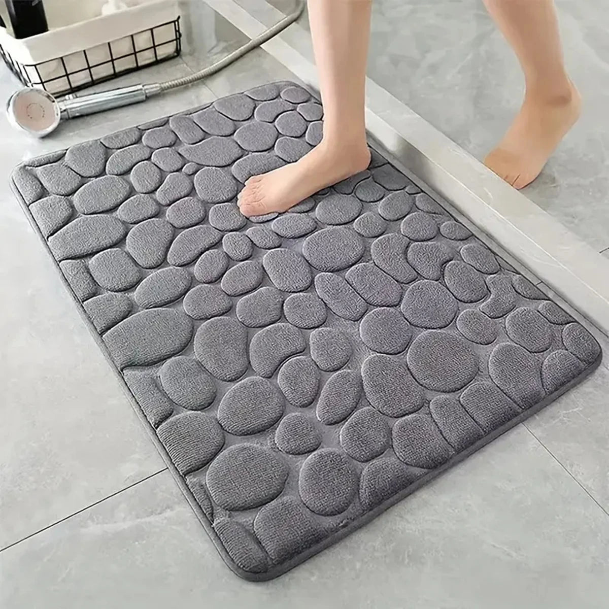 Pebble Plush Bath Mat