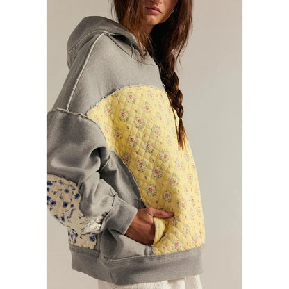 Wren Floral Patchwork Hoodie