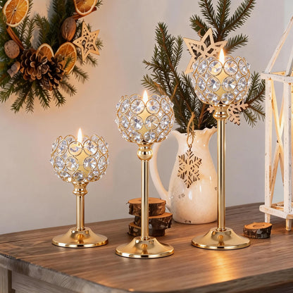 Grandeur Glass Candle Holders