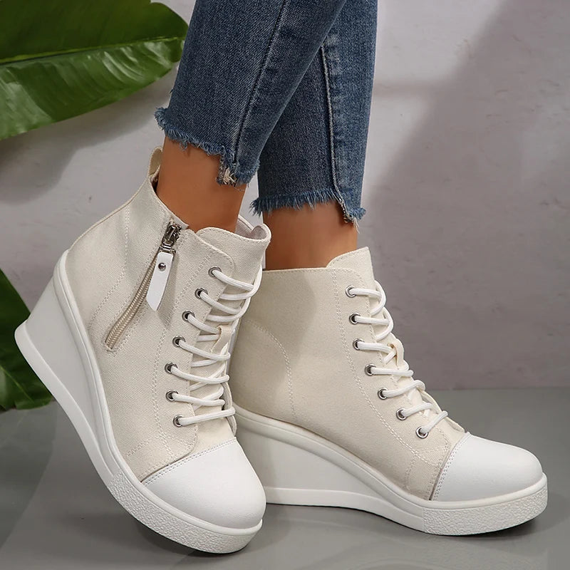 Elara Wedge Sneakers