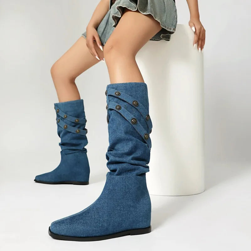 Veyra Rivet Boots