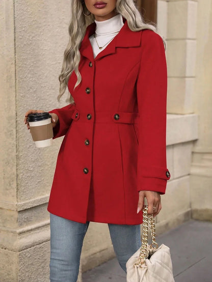 Charlotte Buttoned Trench Coat