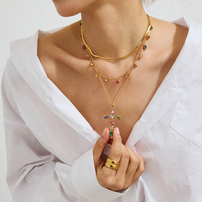 Marielle Cross Necklace