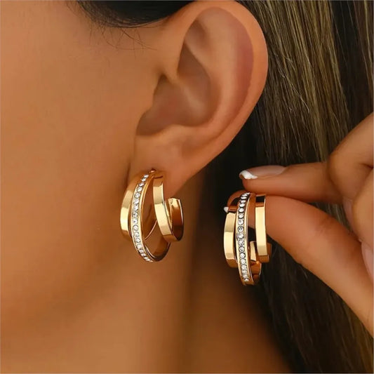 Angelique Layered Hoops