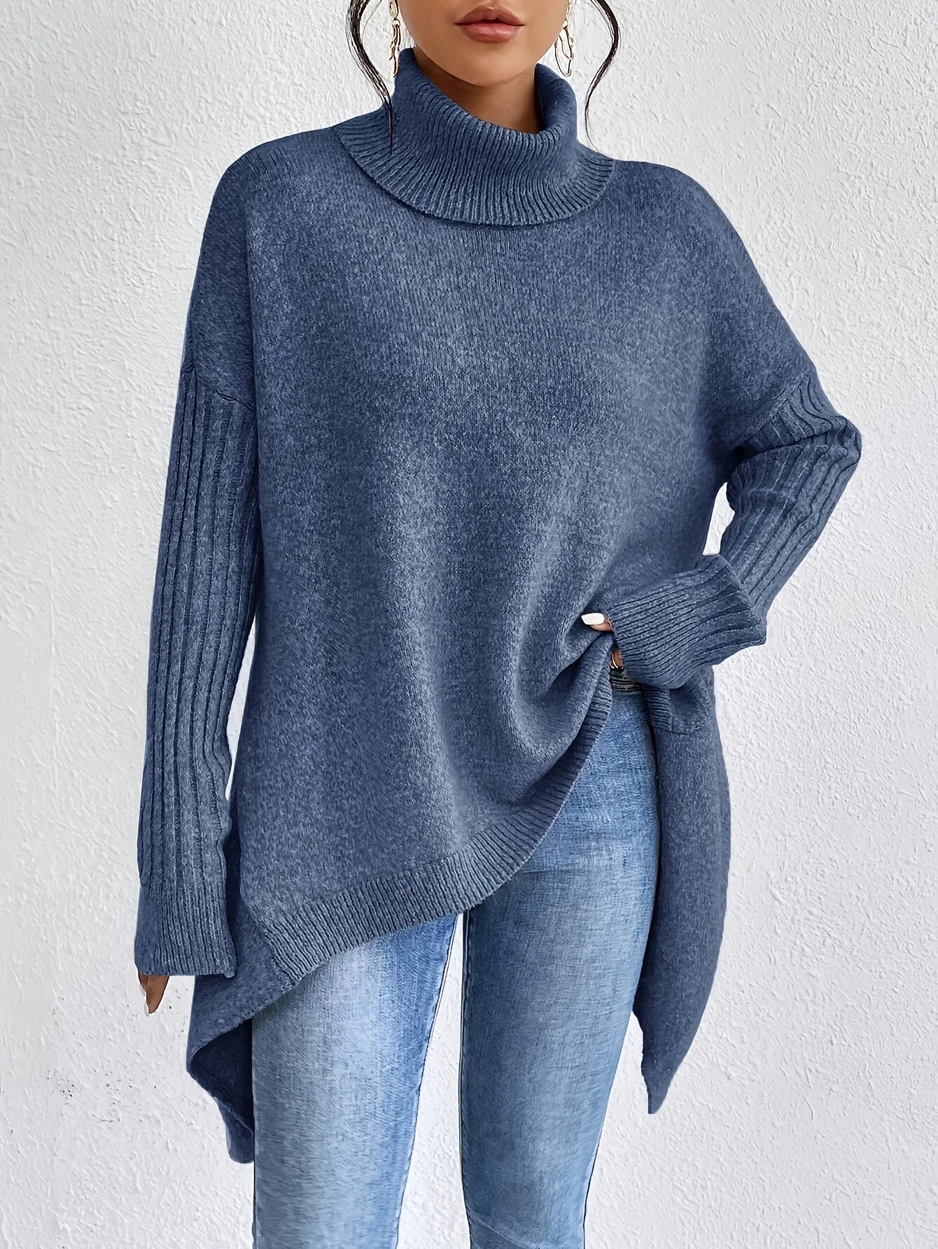Isaline Ribbed Turtleneck