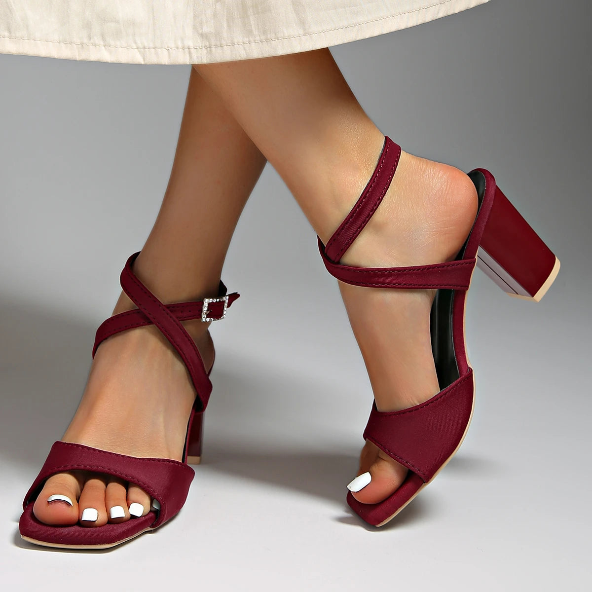 Luna Grace Block Heel