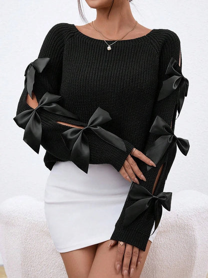 Isabelle Bow Sleeve Sweater