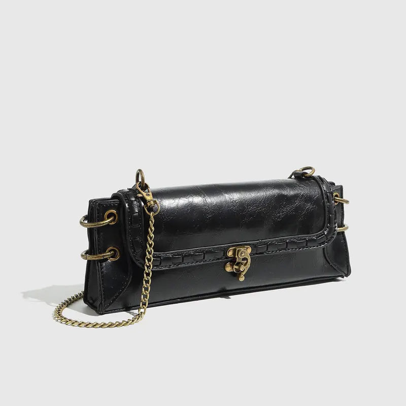 Margot Vintage Leather Clutch