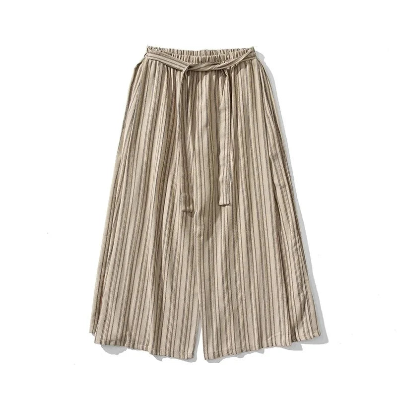 Cipher Stripe Wide-Leg