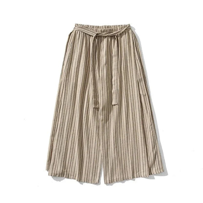 Cipher Stripe Wide-Leg