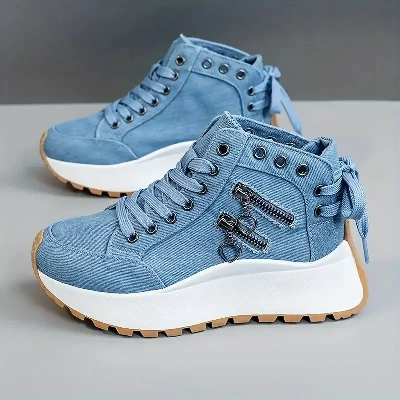 Darcy Canvas Platform Sneakers