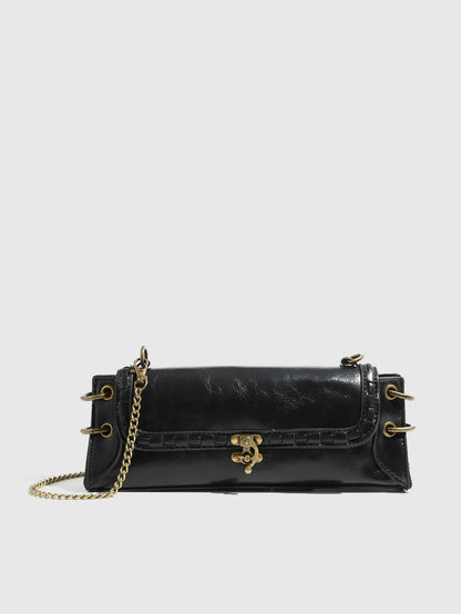Margot Vintage Leather Clutch