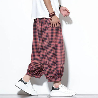 Metro Plaid Joggers