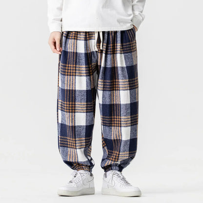 Hudson Plaid Joggers